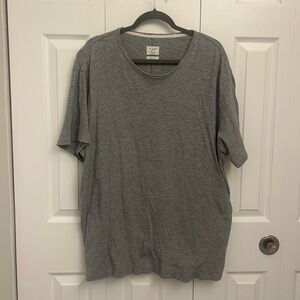 rag & bone Heather Gray Short Sleeve Crew Neck Tee